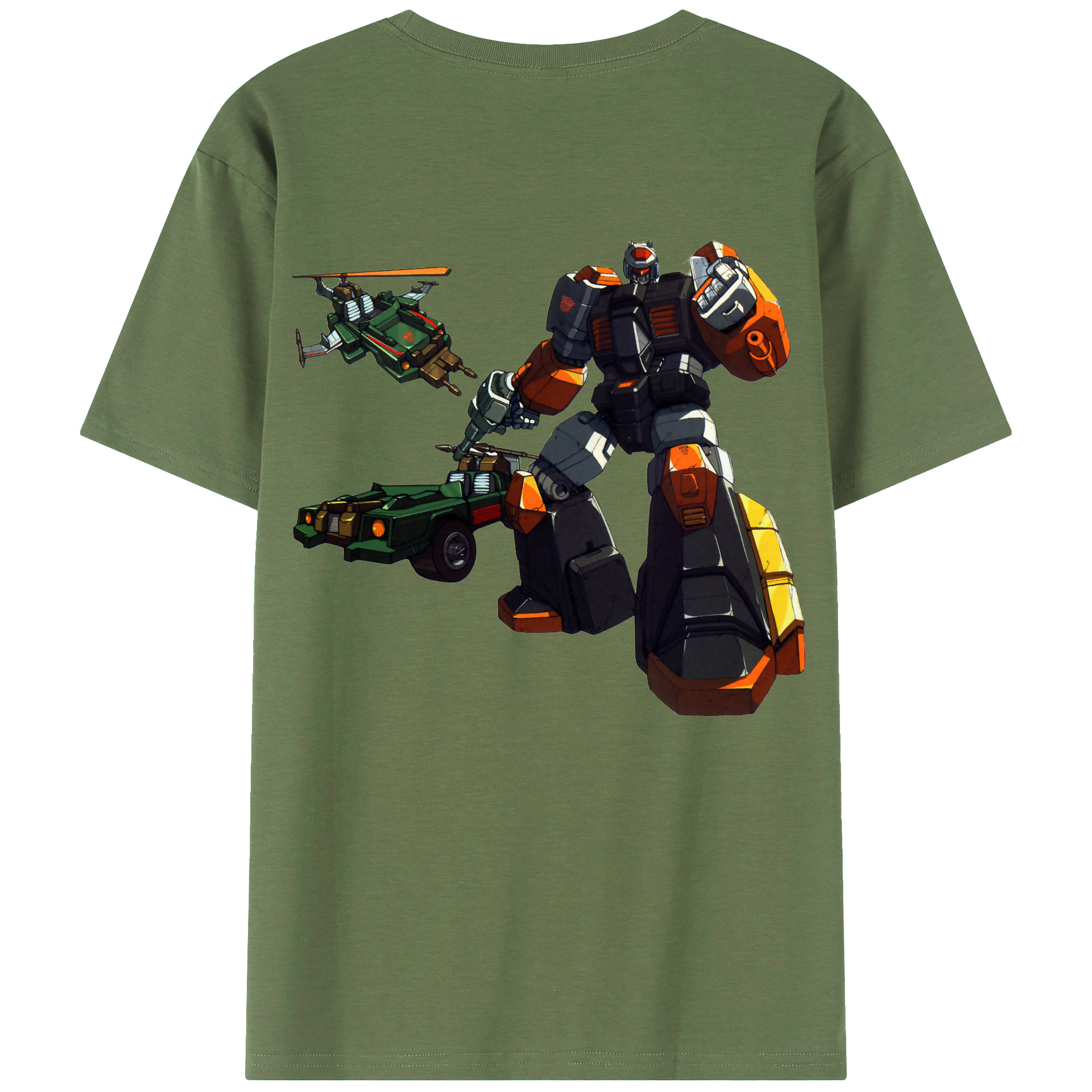 （画像用）  綿100％ メンズ半袖Tシャツ（バックプリント） 通気性
